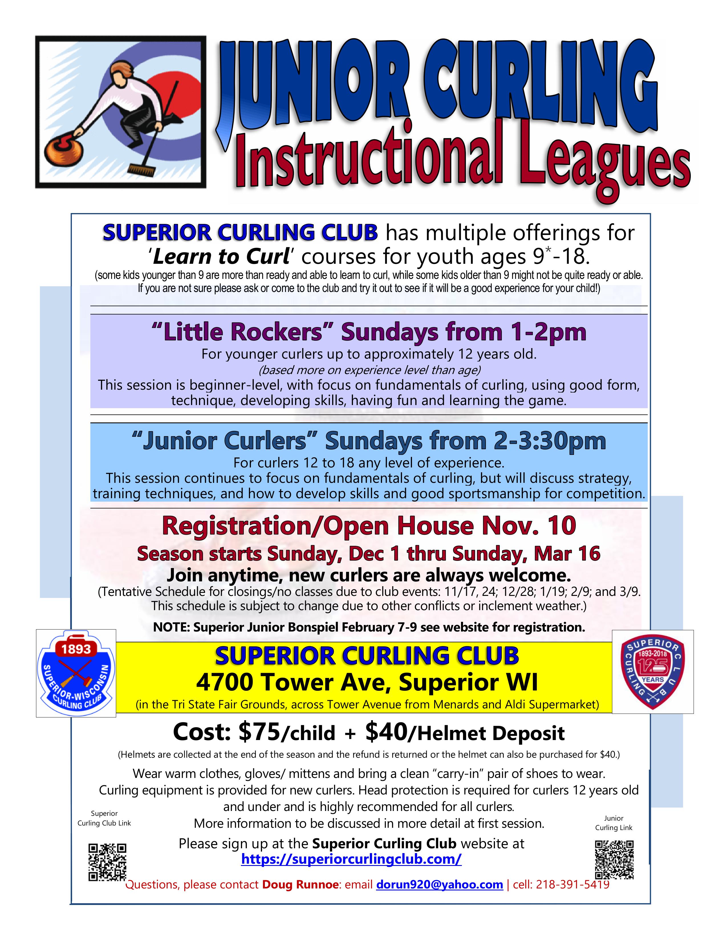 Junior Curling SCC Flier 2024 2025